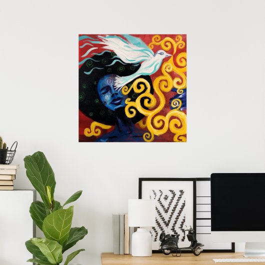 Fly High (Druck) Poster (Heimbüro)