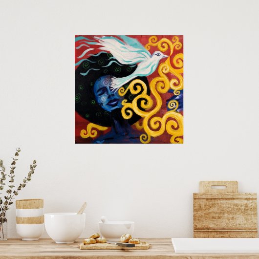 Fly High (Druck) Poster (Küche)