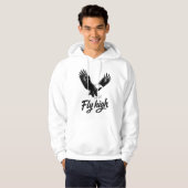 Fly High Eagle Illustration Hoodie (Vorne ganz)