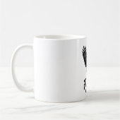 Fly High Eagle Illustration Kaffeetasse (Links)