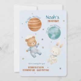 Fly High, Little Astronaut  Einladung