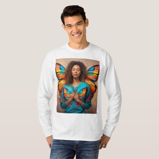 "Fly High, Little Butterfly" T-Shirt (Vorne ganz)
