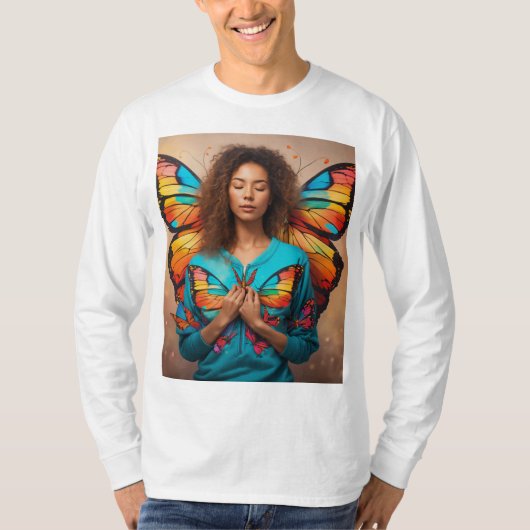 "Fly High, Little Butterfly" T-Shirt (Vorderseite)