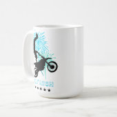 Fly High Motocross Kaffeetasse (Vorderseite Links)