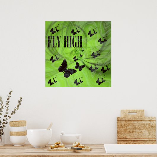 Fly High Poster (Küche)