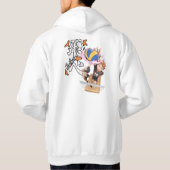 🏐Fly High Volleyball Tee & Hoodie – Crow Spirit🏐 (Rückseite)