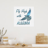 Fly High with Algebra Poster (Küche)