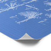 Fly Hook 1924 Patent Art Blueprint Poster (Ecke)