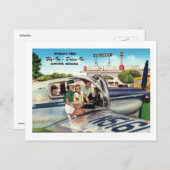 Fly-In Drive-In, Elwood, Indiana Vintag Postkarte (Vorne/Hinten)