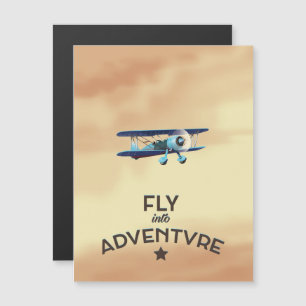 Fly Into Adventure Magnetkarte