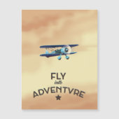 Fly Into Adventure Magnetkarte (Vorderseite)