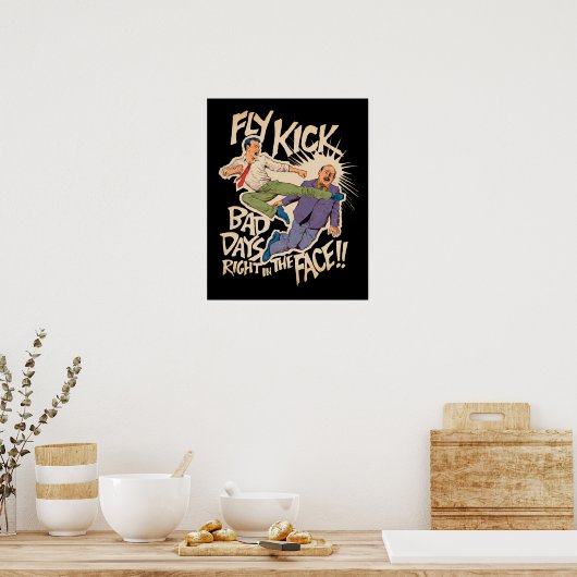 Fly Kick Poster (Küche)