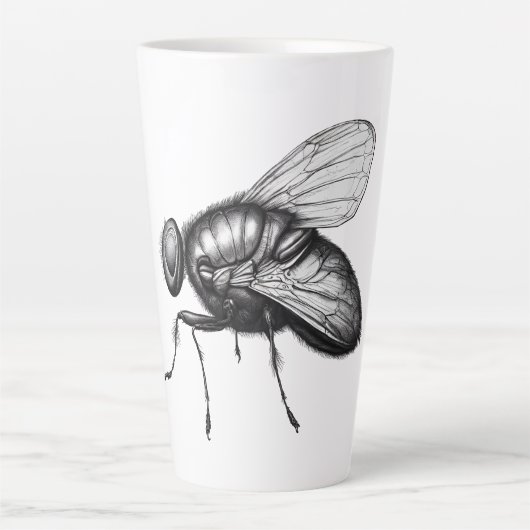 Fly Latte Coffee Tasse (Vorderseite)