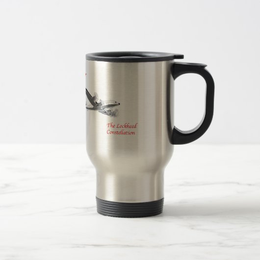 Fly  Lockheed Constellation Travel Commuter Mug Reisebecher (Rechts)