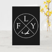 FLY Logo Glider Remote-Kontrolle rc Karte (Gelbe Blume)