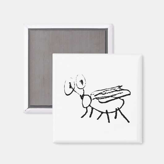 Fly Magnet (Vorderseite/Rückseite)