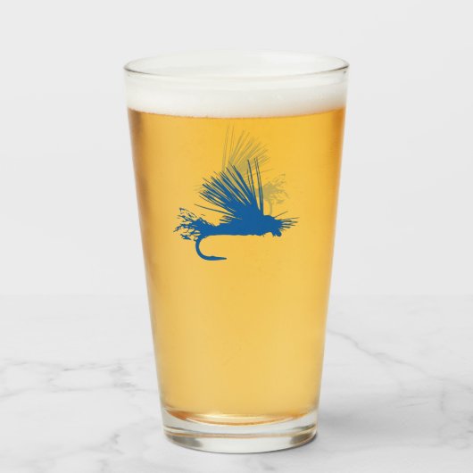 Fly Master - Blue Pint Glass Glas (Vorne (Gefüllt))