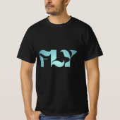 FLY - Modern Minimalist Typography Graphic T-Shirt (Vorderseite)