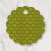 Fly Mushrooms Goblincore Garden Baby Duschgeschenk Geschenkanhänger (Rückseite)