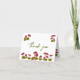 Fly Mushrooms Goblincore Garden Babydusche Dankeskarte