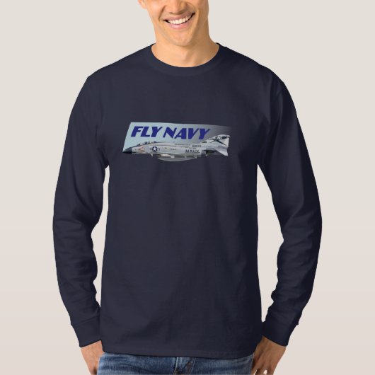 Fly Navy T - Shirt (Vorderseite)