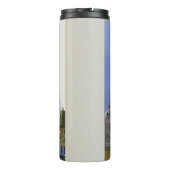 Fly Paris France Vintage Travel Poster Thermosbecher (Rückseite)