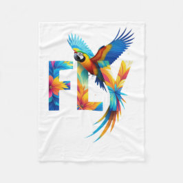 Fly Parrot Bliss Blankets Fleecedecke