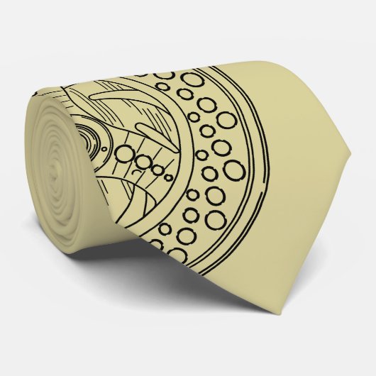 Fly Reel Art for Fans of Fly Fishing Krawatte (Gerollt)