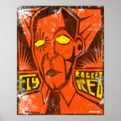 FLY ROCKET RED POSTER (Vorne)