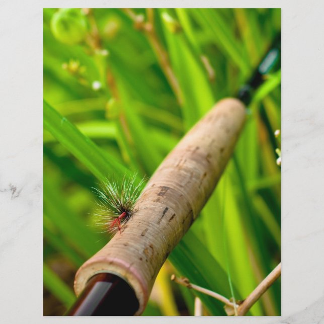 Fly Rod mit Fly on Handle (Vorderseite)