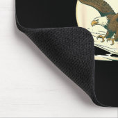 Fly Santa Fly Christmas, Santa Football  Mousepad (Ecke)