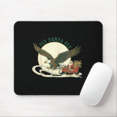 Fly Santa Fly Christmas, Santa Football Mousepad (Mit Mouse)