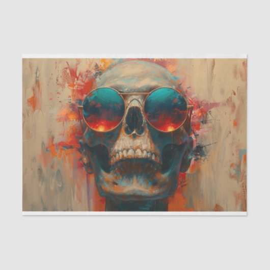 Fly Skeleton1 Seidenpapier (Vorderseite)