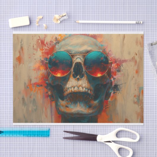 Fly Skeleton1 Seidenpapier (Handwerk)