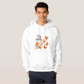 Fly Softly Autumn Butterflies Men Hoodie (Vorne ganz)