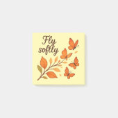 Fly Softly - Autumn Butterflies Post-it Notes Klebezettel (Vorderseite)