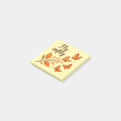 Fly Softly - Autumn Butterflies Post-it Notes Klebezettel (angewinkelt)