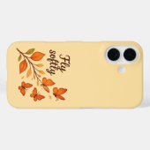 Fly Softly iPhone Case (Rückseite (Horizontal))