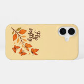 Fly Softly iPhone Case 16 Hülle (Rückseite (Horizontal))