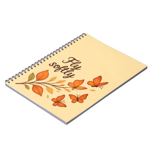 Fly Softly Notizblock (Linke Seite)