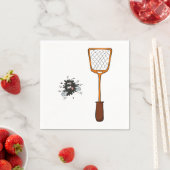 Fly Swat Dead Insect Paper Napkins Serviette (Beispiel)