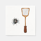Fly Swat Dead Insect Paper Napkins Serviette (Vorderseite)
