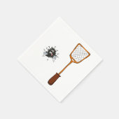 Fly Swat Dead Insect Paper Napkins Serviette (Ecke)