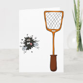 Fly Swat Grußkarten Karte (Vorderseite)