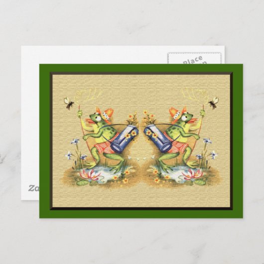 Fly Swatter Postkarte (Vorne/Hinten)