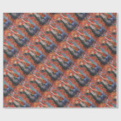 "Fly Tyer Dreams" Foreut Fly Fishing Wrapping Pape Geschenkpapier (Flach)