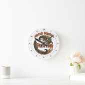 Fly Tyng Logo-Stil-Illustration Hatch Master Runde Wanduhr (Zuhause)