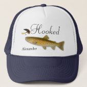 Fly Typ Fishermen Flyfish Hat Truckerkappe (Vorderseite)