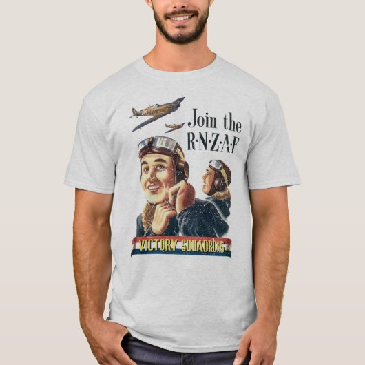 Fly with the Victory Squadrons | World War 2 T-Shirt (Vorderseite)