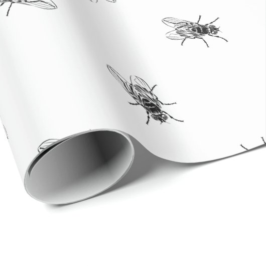Fly Wrapping Paper Geschenkpapier (Rolleneckpunkt)